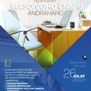 Misokatra anao ny masoivoho CNaPS Andraharo